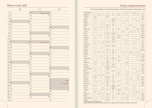 Kalendarz książkowy dzienny B6 GRAFITOWY